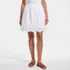 Women's Poplin Eyelet Mini Skirt, Front