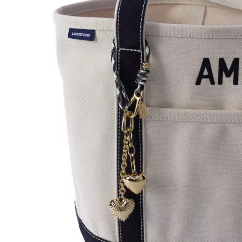 Corded Heart Bag Charm, alternative image