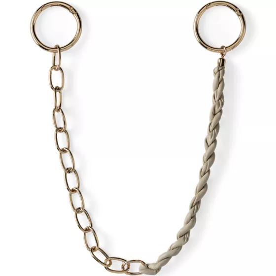 Faux Leather Link Mix Bag Chain - primary