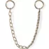 Faux Leather Link Mix Bag Chain, Front