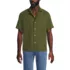 Men's Textured Camp Collar Shirt, Front