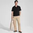 Men's Textured Camp Collar Shirt, alternative image