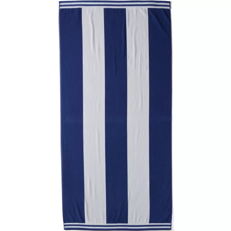 School Uniform Rugby Stripe Beach Towel, Front