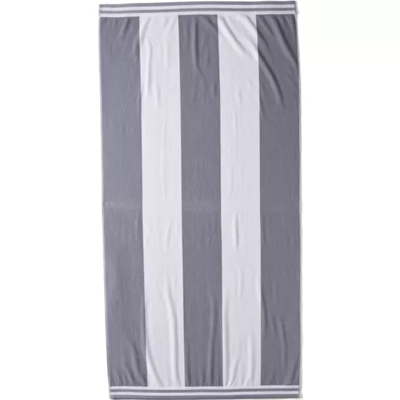 School Uniform Rugby Stripe Beach Towel - primary