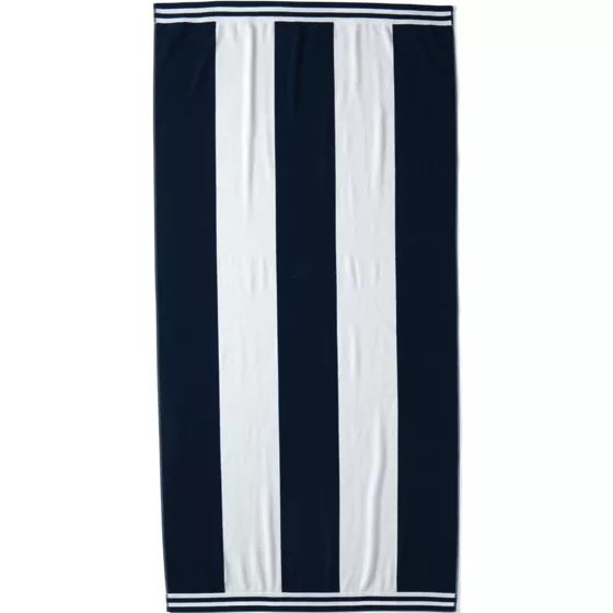 School Uniform Rugby Stripe Beach Towel - primary