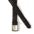 Men's Big Leather Braid Belt, alternative image