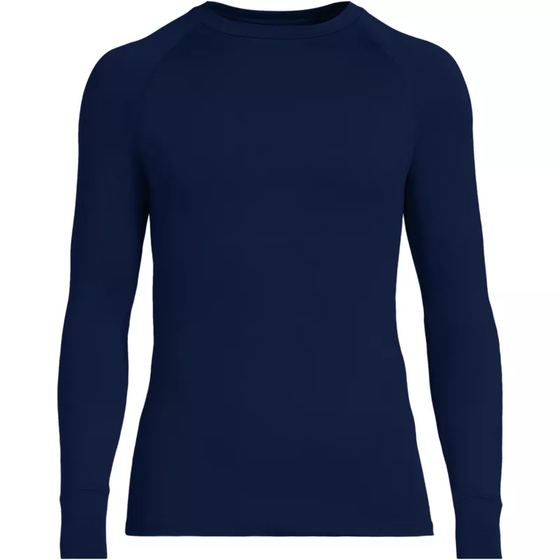 Men's Tall Stretch Thermaskin Long Underwear Crew Base Layer, Front