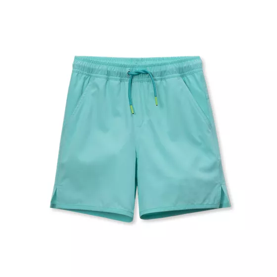 Boys Chlorine Resistant Magic Print Hydroliner Sport Swim Trunks - primary