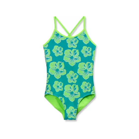 Girls Reversible One Piece Swimsuit - primary