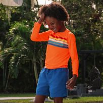 Plus Size Lands' End Short Sleeve Micro Rib Crewneck Top