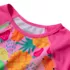 Girls Slim UPF 50 Long Sleeve Rash Guard Bikini 3 Piece Swimsuit Set, alternative image