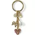 Holiday Layered Bag Charm, Front