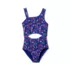Girls Chlorine Resistant Asymmetrical One Piece Swimsuit, alternative image