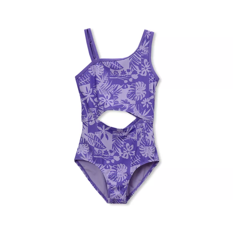 Girls Asymmetrical One Piece Swimsuit, alternative image
