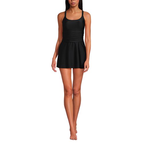 Women's Essential Tie Back Ruched Dresskini - image 2