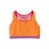 Girls Chlorine Resistant Contrast Racer Back Bikini Top, alternative image