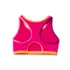 Girls Chlorine Resistant Contrast Racer Back Bikini Top, alternative image