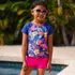 Girls Chlorine Resistant Swim Boyshort, alternative image