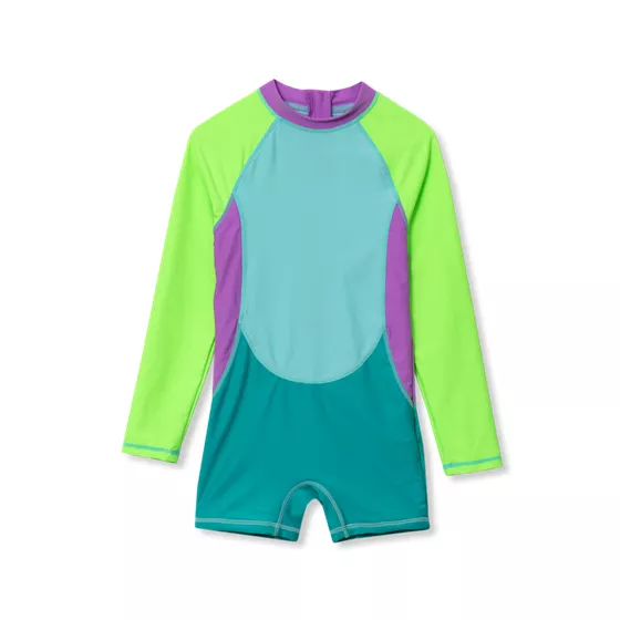 Girls Long Sleeve Surf Bodysuit - primary