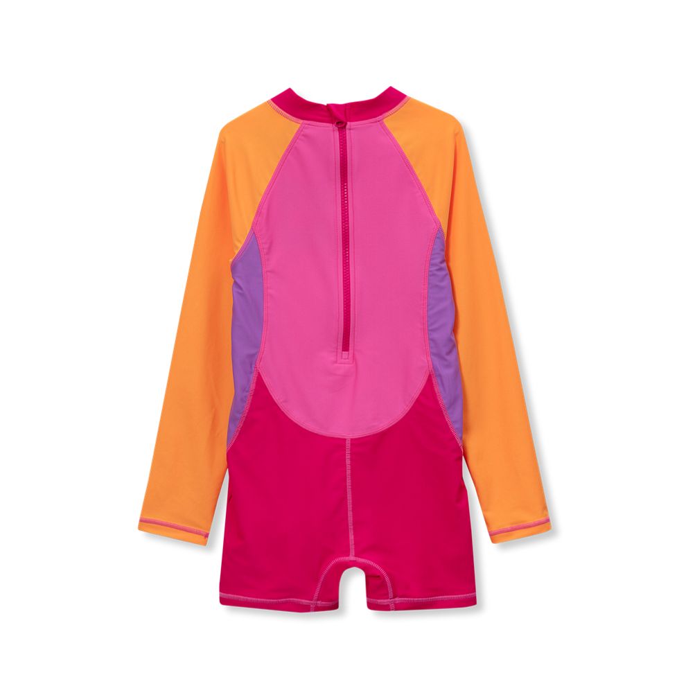 Girls Chlorine Resistant Long Sleeve Surf Bodysuit | Lands' End