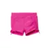 Girls Chlorine Resistant Ruched Swim Boyshort, alternative image