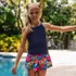 Girls Chlorine Resistant Swim Skirt, alternative image