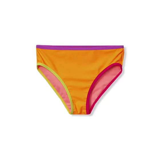 Girls Contrast Bikini Bottoms - primary