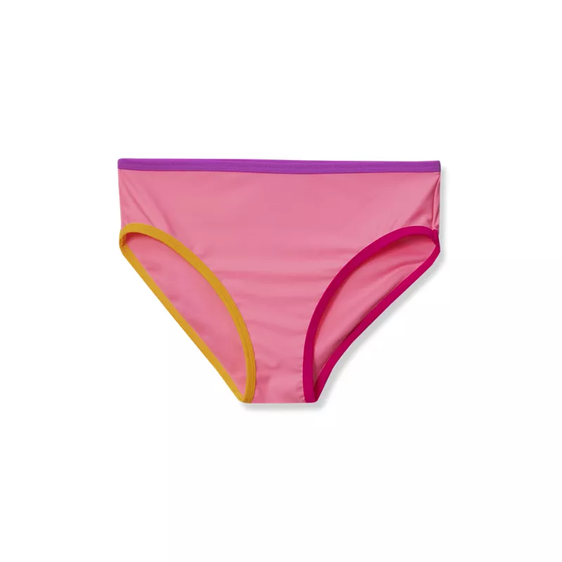 Girls Slim Contrast Bikini Bottoms, alternative image
