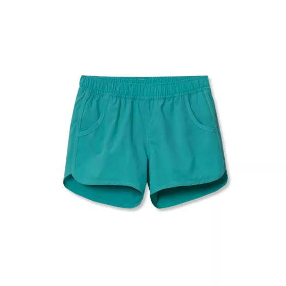 Girls Chlorine Resistant Magic Print Board Swimsuit Shorts - primary