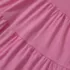 Girls Short Sleeve Tiered Tunic Top, alternative image