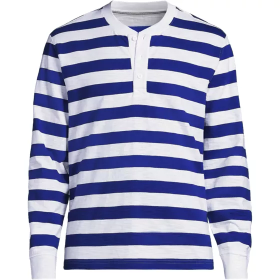 Men's Long Sleeve Slub Henley - primary