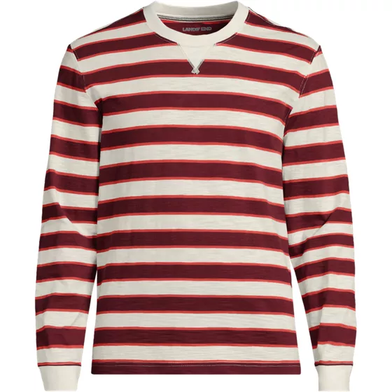Men's Long Sleeve Slub Crew - primary