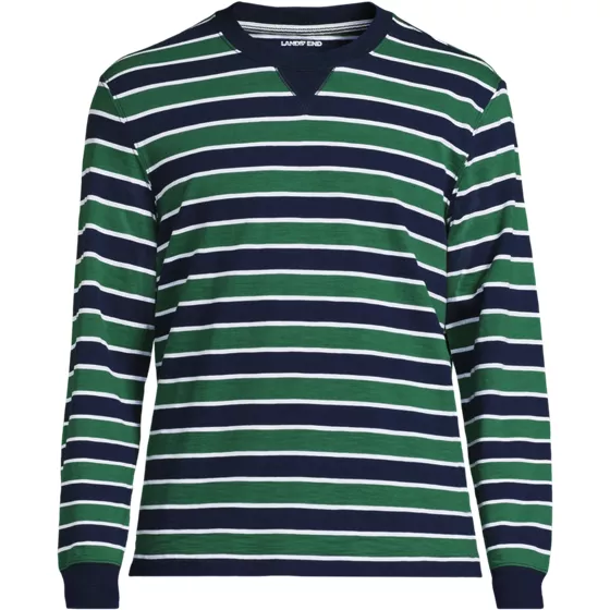 Men's Tall Long Sleeve Slub Crew - primary