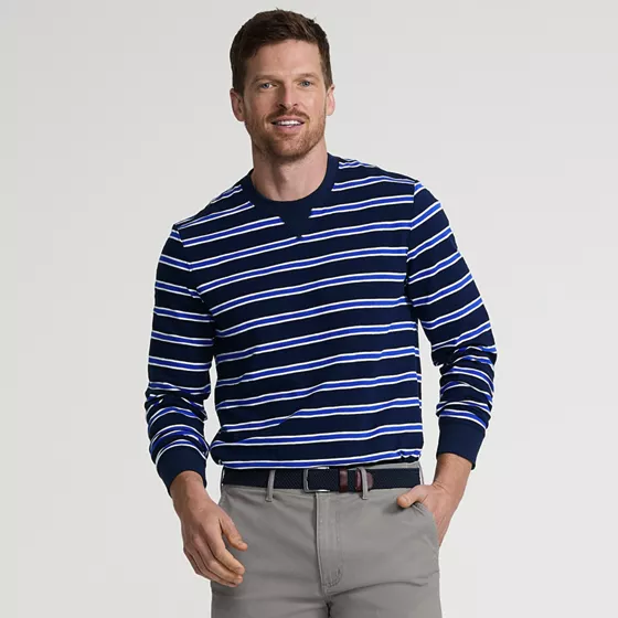 Men's Long Sleeve Slub Crew - primary
