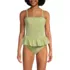 Women's Smocked Bandeau Peplum One Piece Swimsuit, alternative image