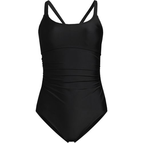 Women's Essential Tie Back Ruched One Piece Swimsuit - image 4