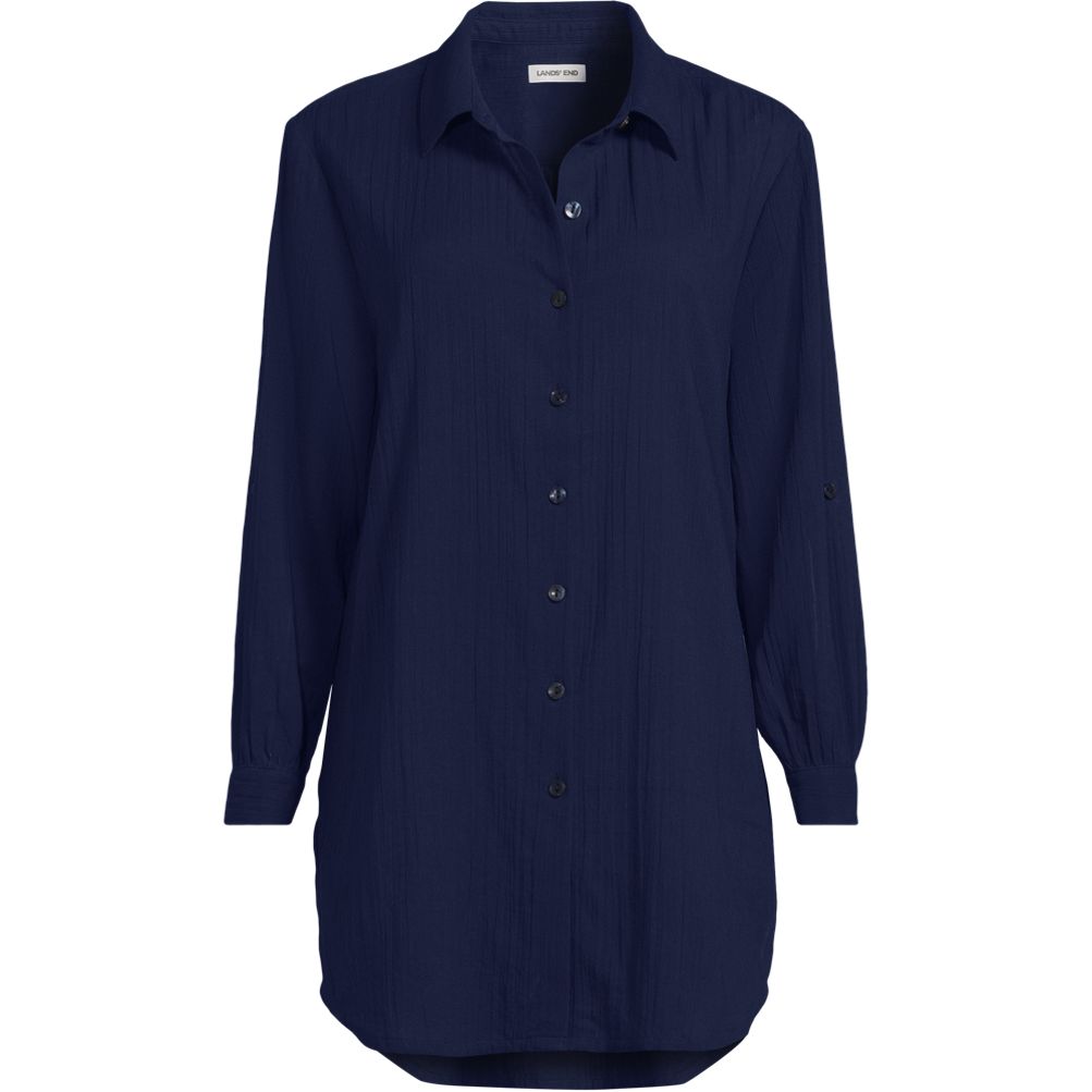 princess polly baby blue dress Women's New Button-Up Shirt Cover-Up Dress