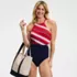 Women's High Neck Monokini High Leg One Piece Swimsuit, alternative image