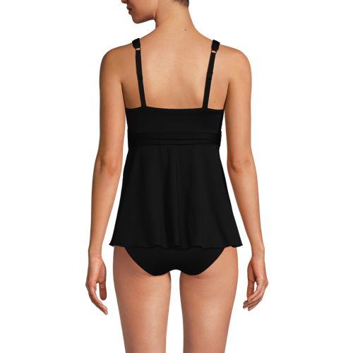 Women's Sweetheart Belted Flutter Tankini - image 3
