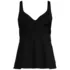 Women's Long Torso Sweetheart Belted Flutter Tankini, Front