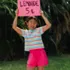 Girls French Terry Paper Bag Shorts, alternative image
