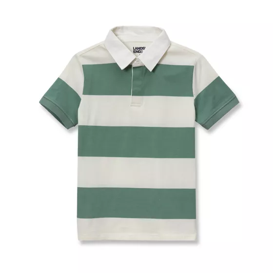 Boys Short Sleeve Rugby Polo - primary