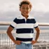 Boys Short Sleeve Rugby Polo, alternative image