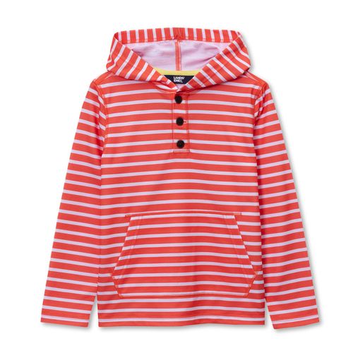 Boys Henley Pullover Hoodie | Lands' End