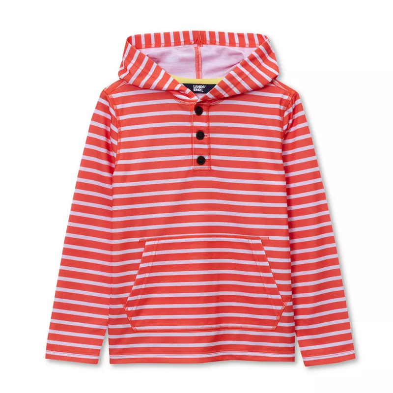 Boys Henley Pullover Hoodie, alternative image