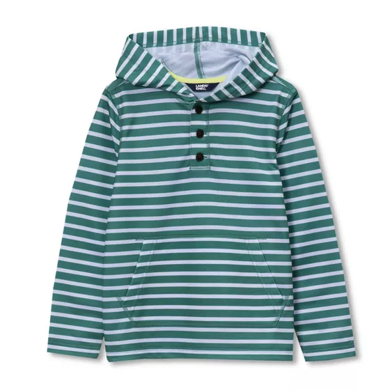 Boys Henley Pullover Hoodie - primary