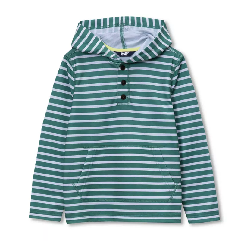 Boys Henley Pullover Hoodie, alternative image