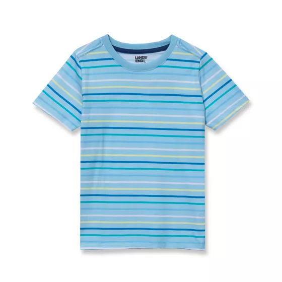 Boys Short Sleeve Stripe Crewneck Tee - primary