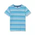Boys Short Sleeve Stripe Crewneck Tee, alternative image