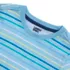 Boys Short Sleeve Stripe Crewneck Tee, alternative image